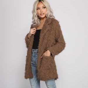 So Extra Faux Fur Shaggy Jacket