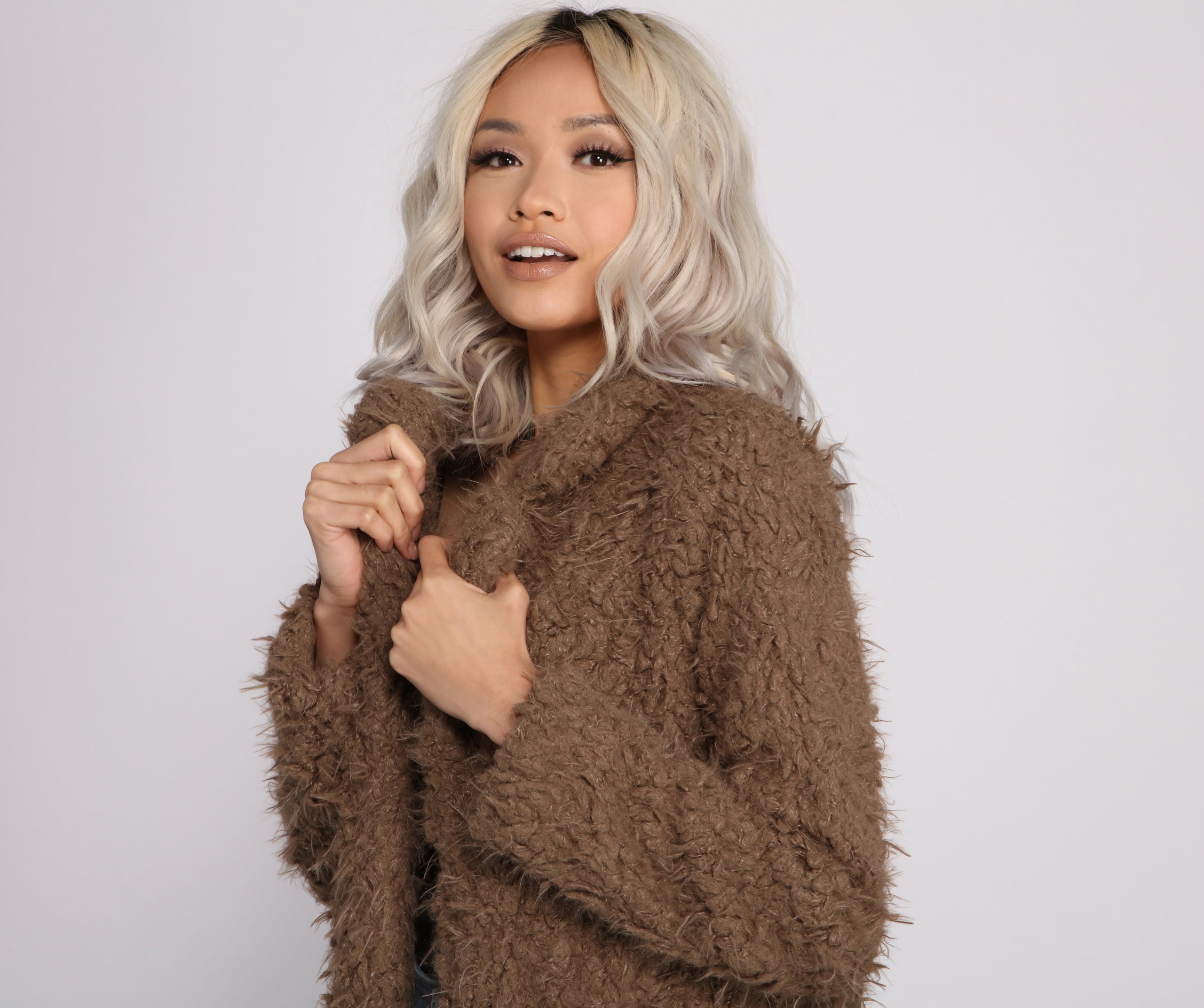 So Extra Faux Fur Shaggy Jacket - Image 3