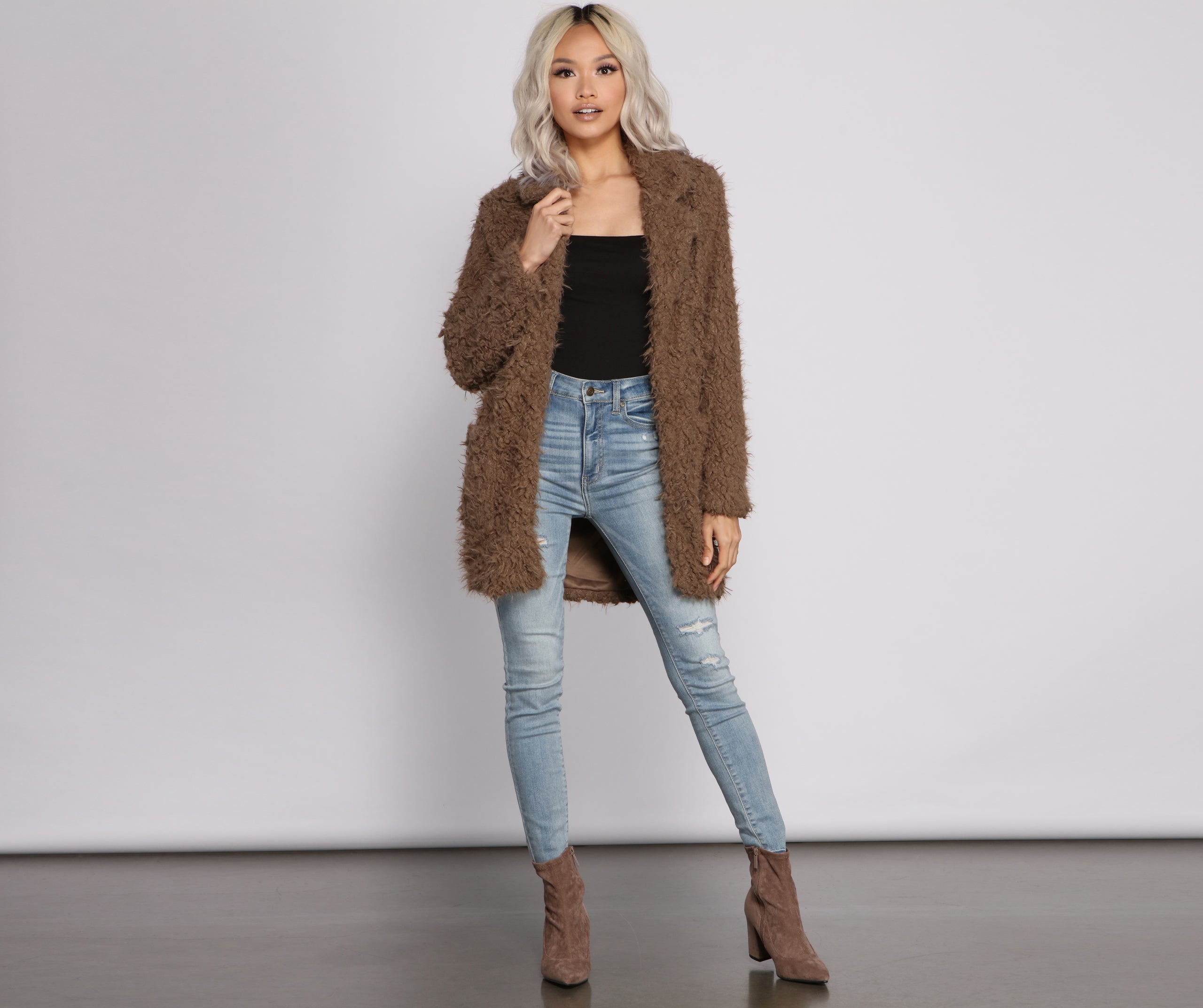 So Extra Faux Fur Shaggy Jacket - Image 4