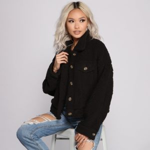 Oversized Faux Fur Teddy Jacket