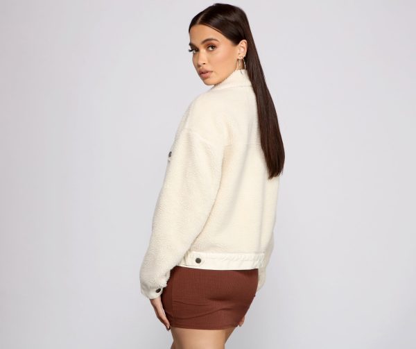 Cozy Sherpa Trucker Jacket - Image 2
