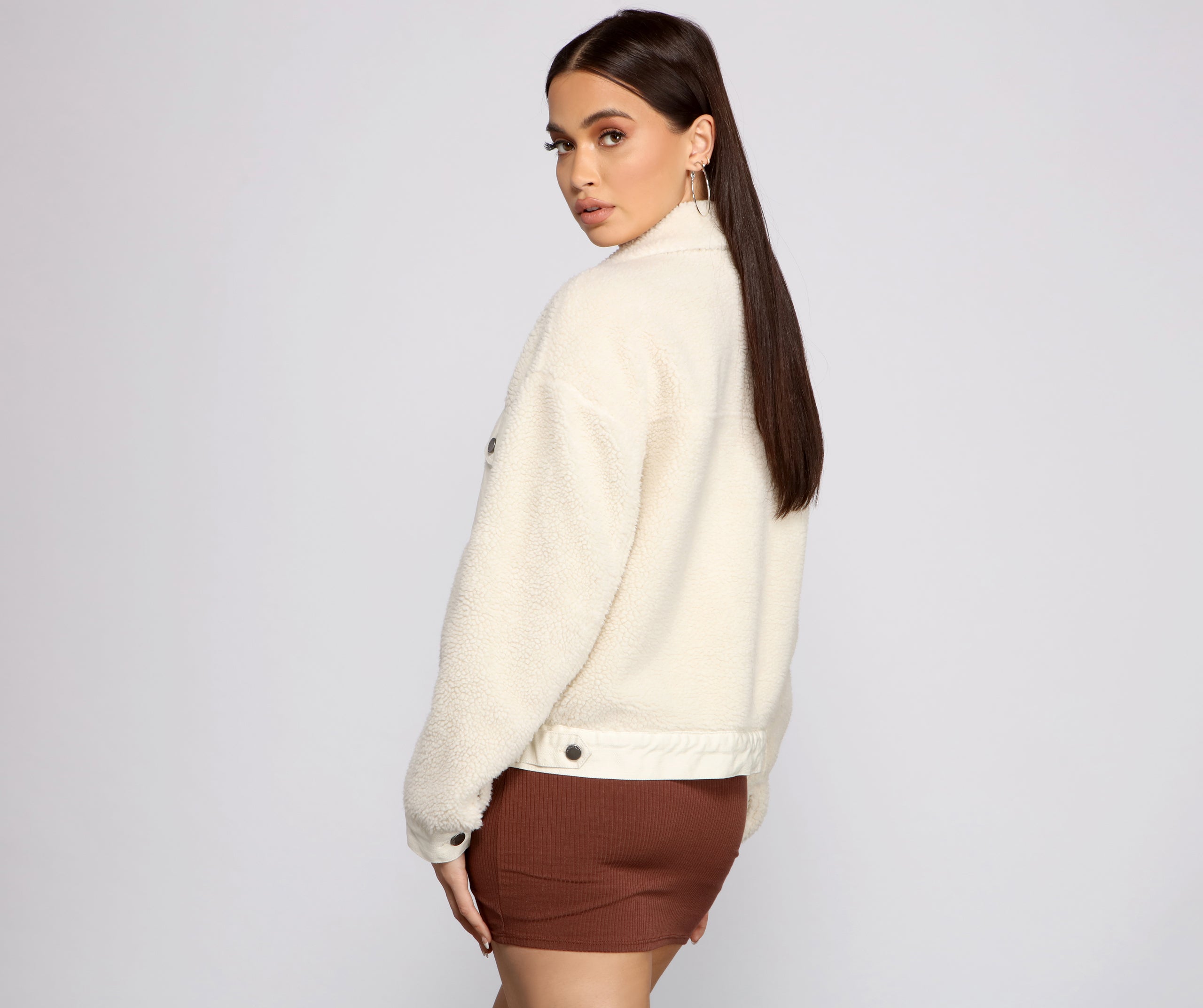Cozy Sherpa Trucker Jacket - Image 2