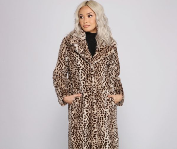 Faux-Ever Fashionable Long Coat - Image 3