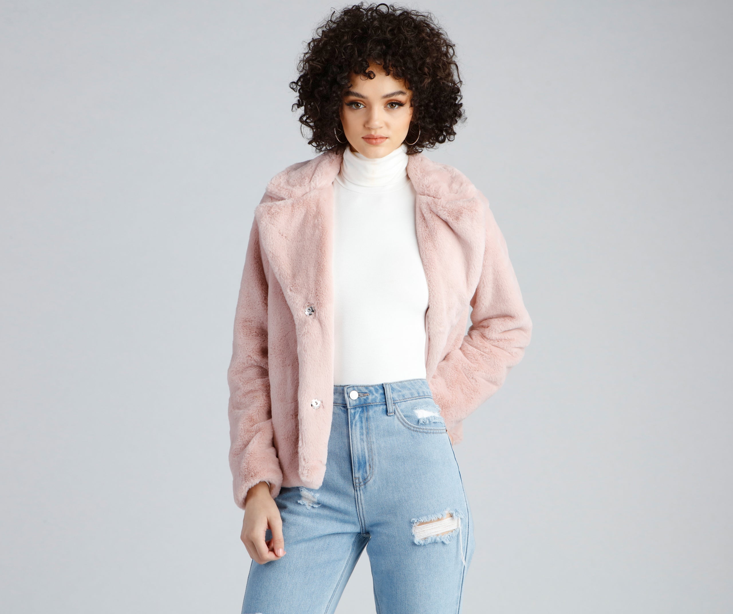 Glam Life Faux Fur Jacket - Image 2