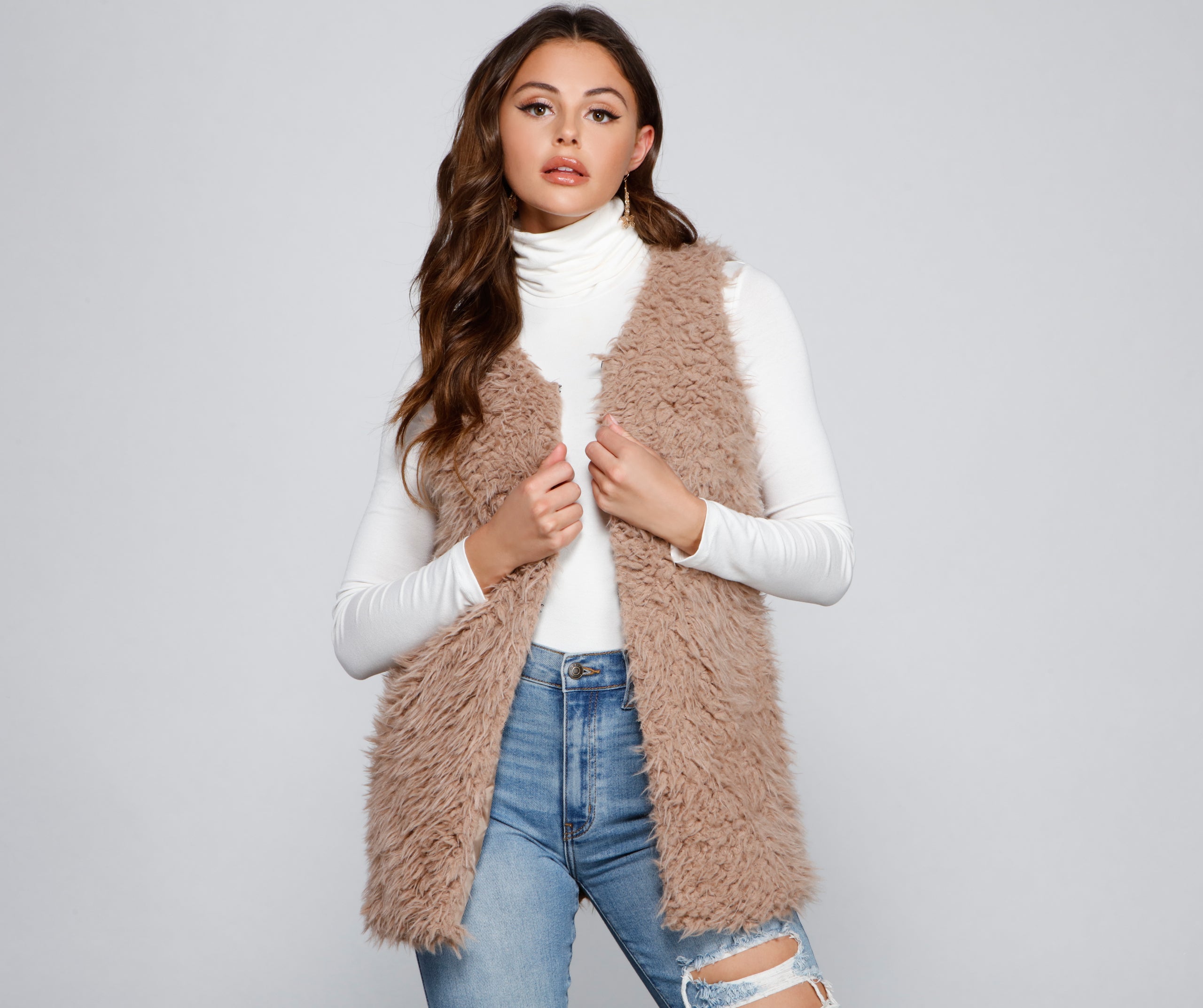 So Extra Faux Fur Vest - Image 5