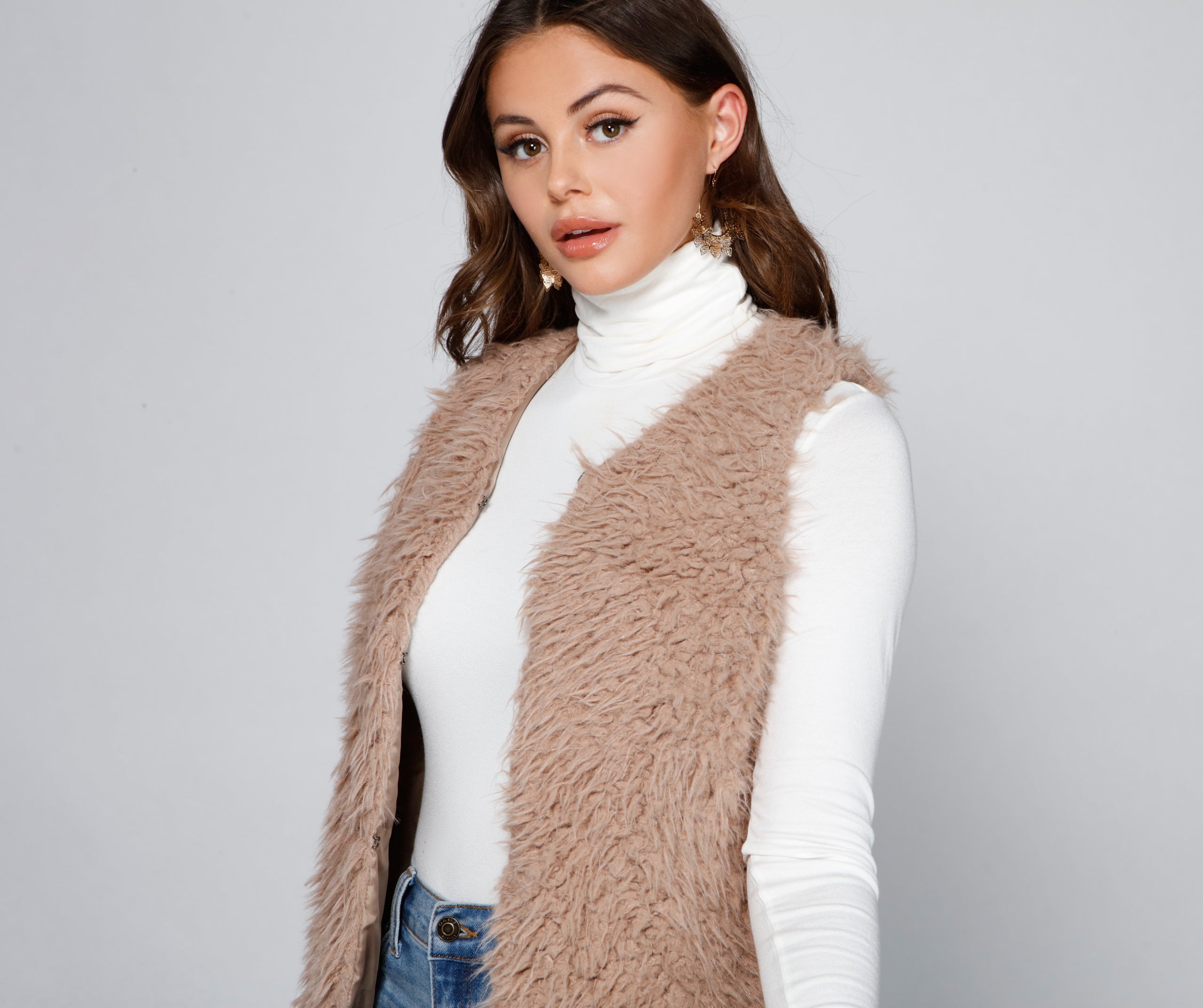 So Extra Faux Fur Vest - Image 7
