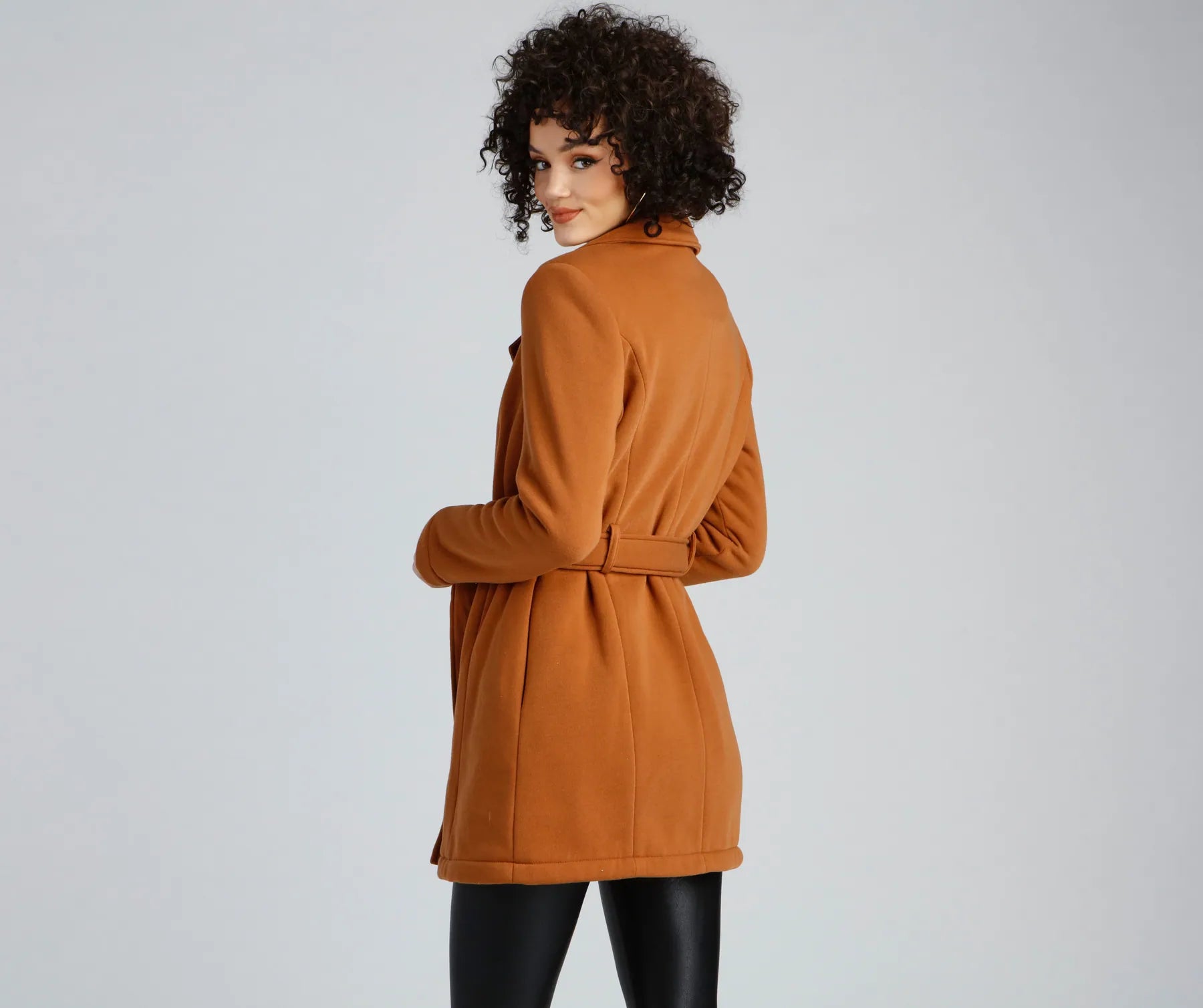 The Essential Fleece Trench Coat - Image 2