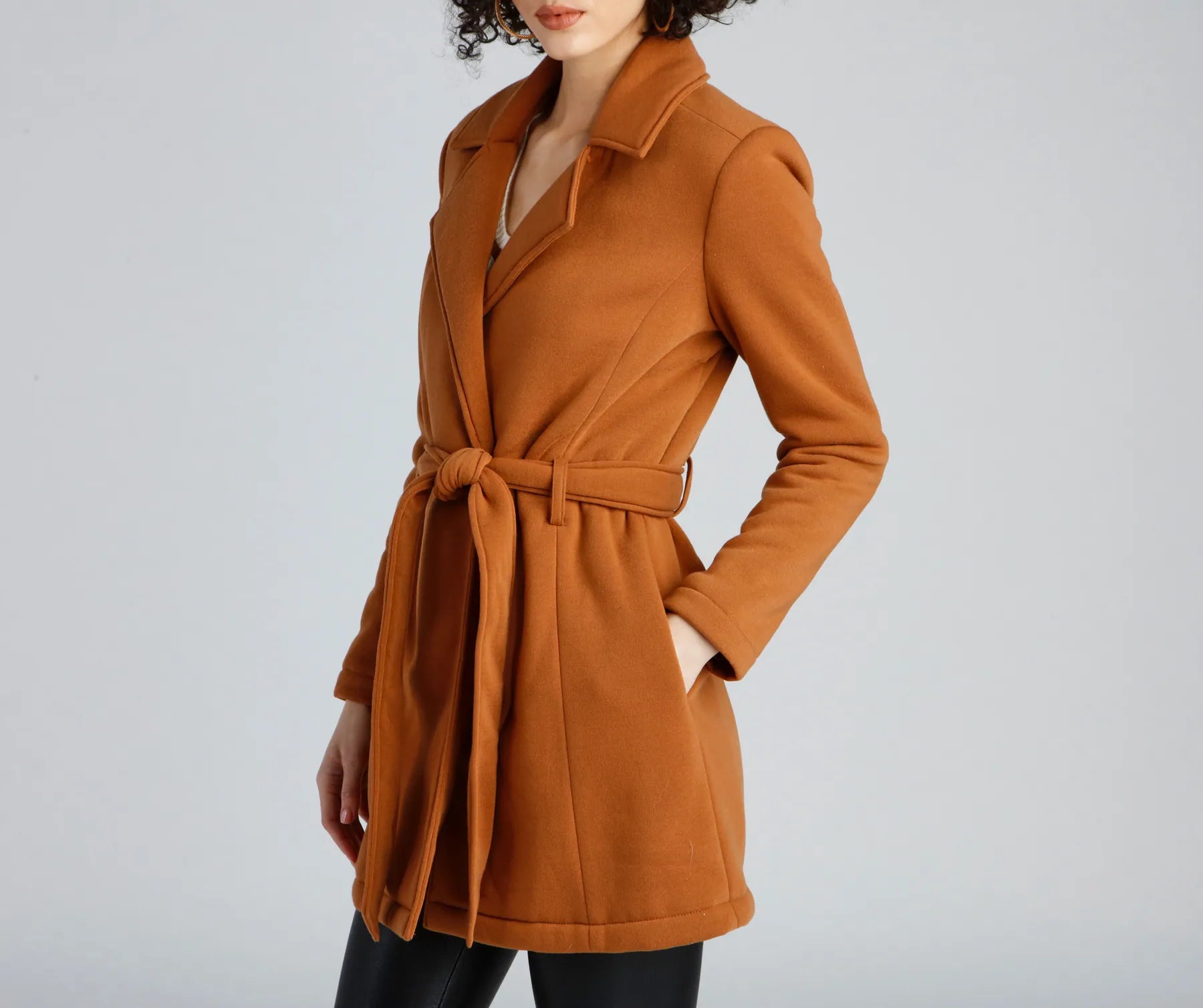 The Essential Fleece Trench Coat - Image 3