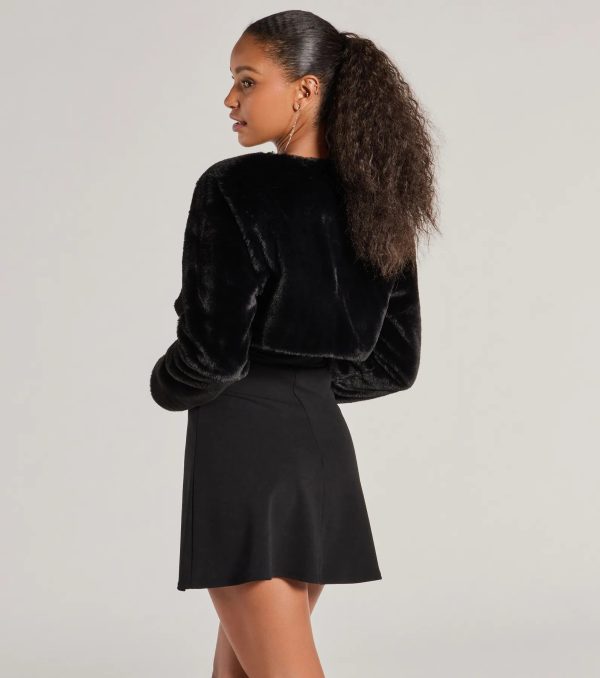 Essential Faux Fur Bolero Jacket - Image 6