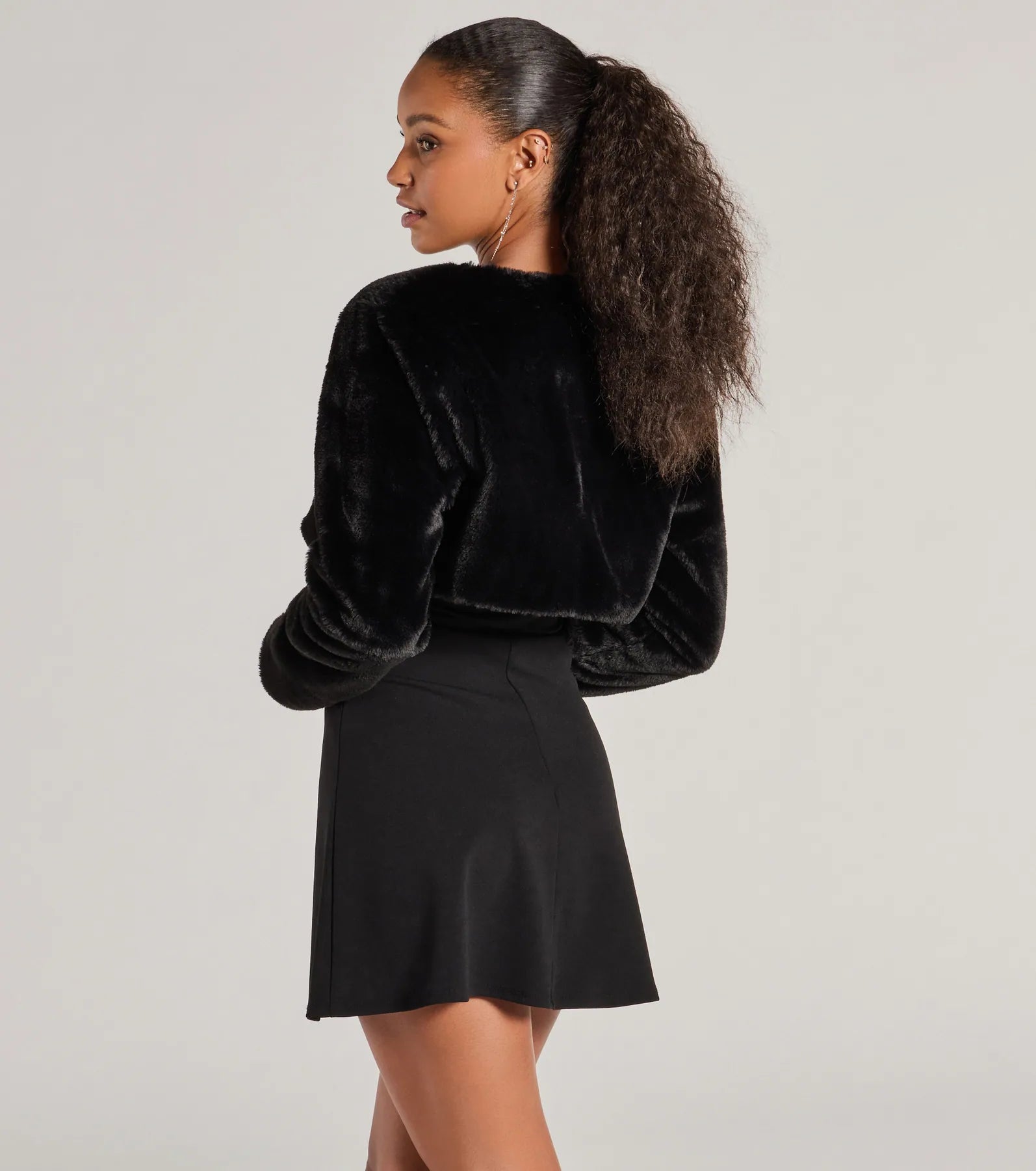 Essential Faux Fur Bolero Jacket - Image 6