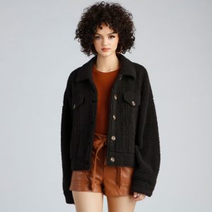 Cozy Moment Sherpa Knit Shacket