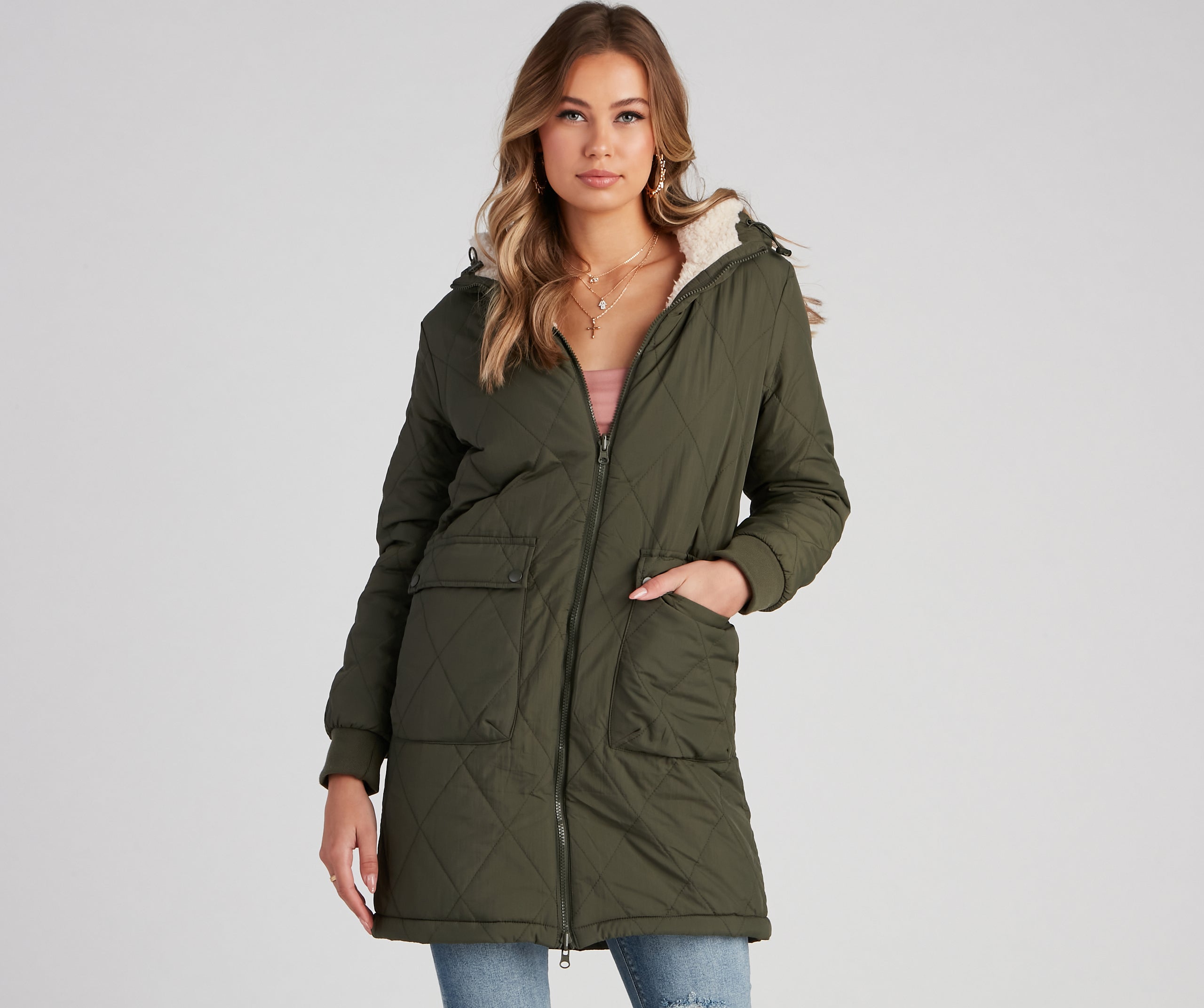 Serious Chills Quilted Puffer Wubby Jacket - Image 4