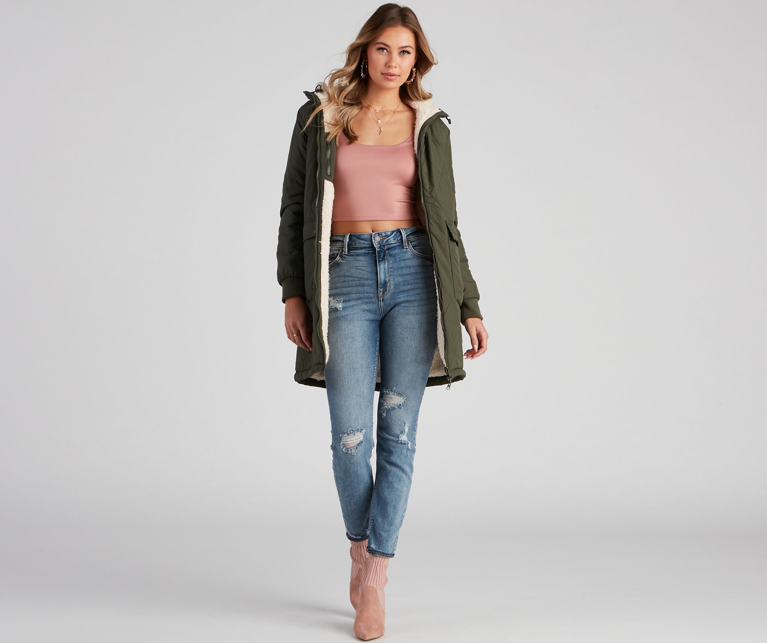 Serious Chills Quilted Puffer Wubby Jacket - Image 6