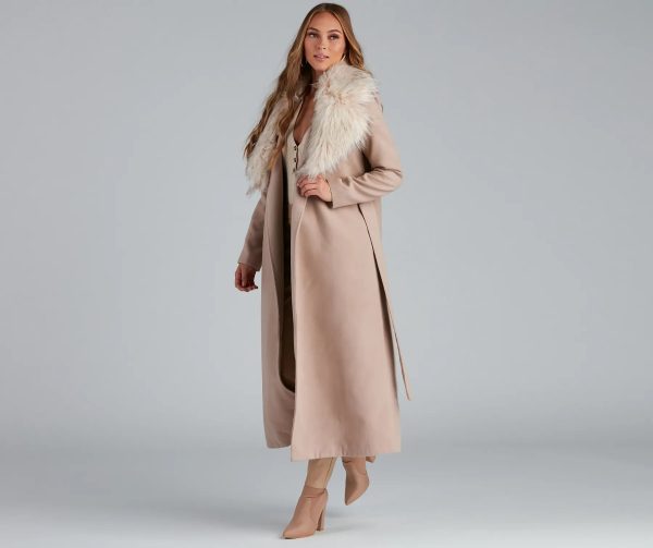 A Formal Affair Faux Fur Jacket - Image 16