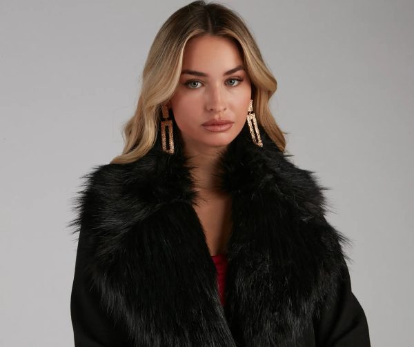 A Formal Affair Faux Fur Jacket - Image 9