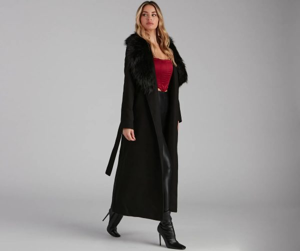 A Formal Affair Faux Fur Jacket - Image 10