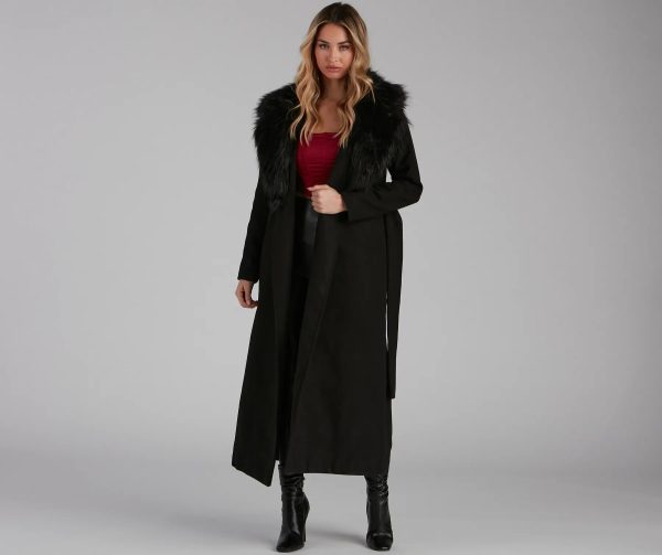 A Formal Affair Faux Fur Jacket - Image 11