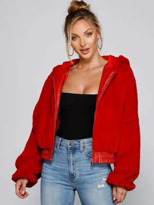 Fuzzy Feels Faux Fur Hoodie