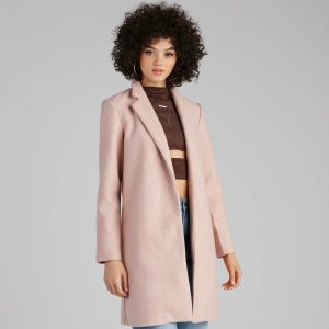 Big City Lapel Long Coat