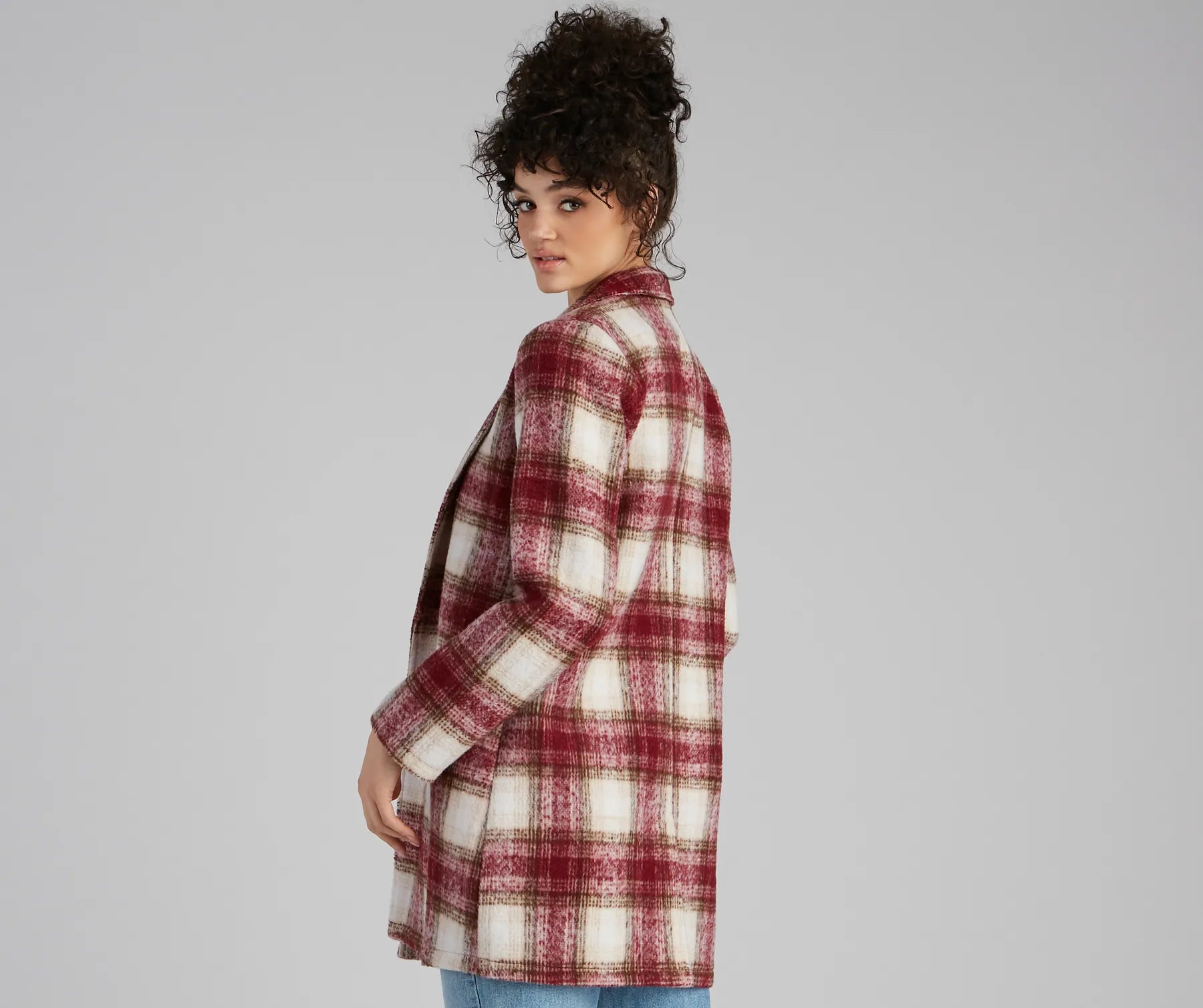 Major Chic Faux Wool Coat - Image 2