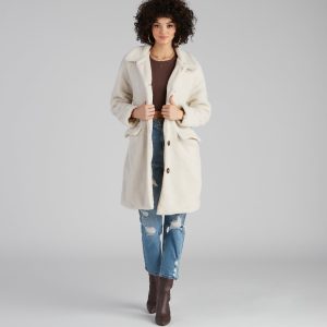 Cozy Season Long Sherpa Coat
