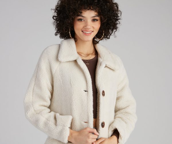 Cozy Season Long Sherpa Coat - Image 3