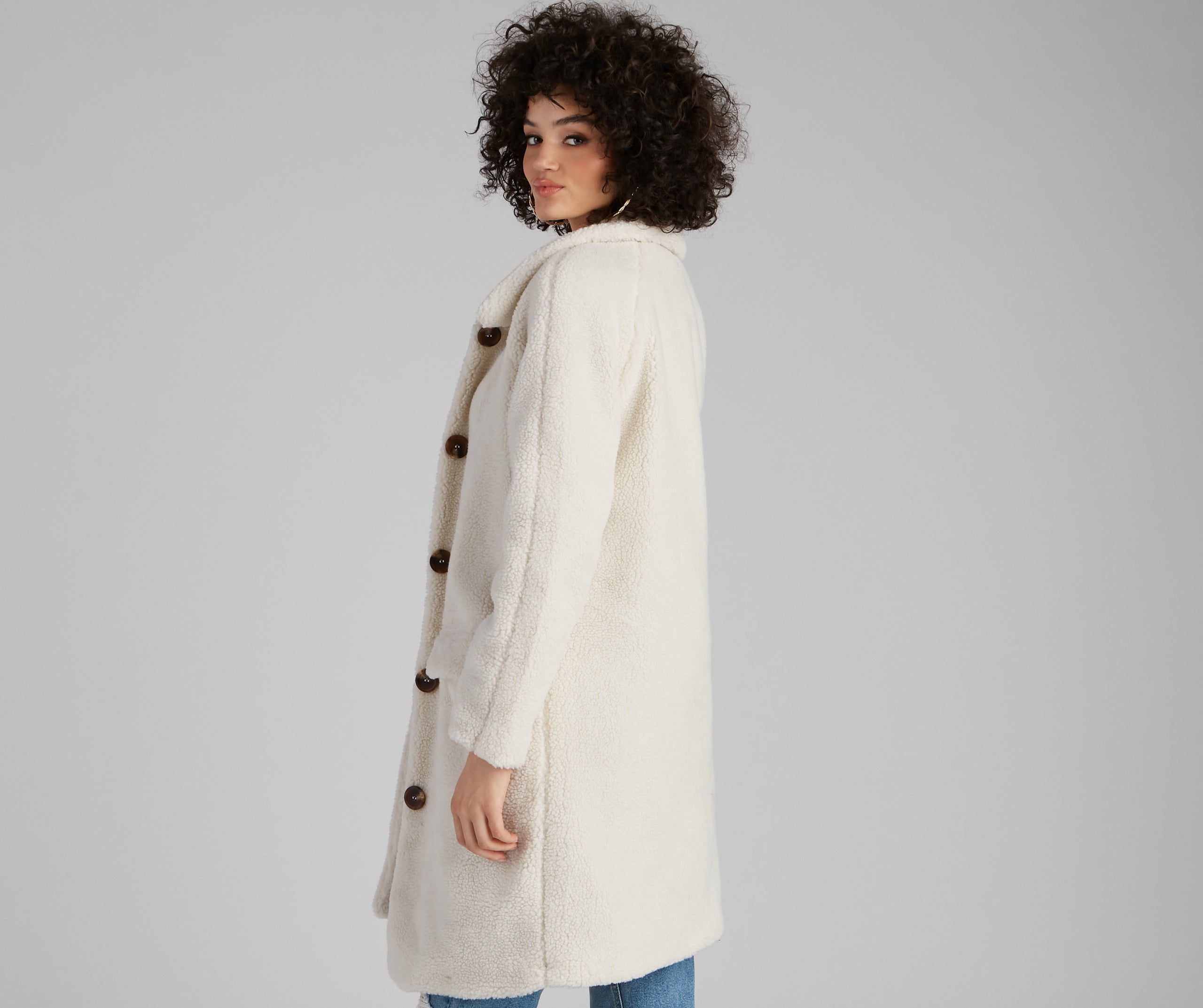 Cozy Season Long Sherpa Coat - Image 4