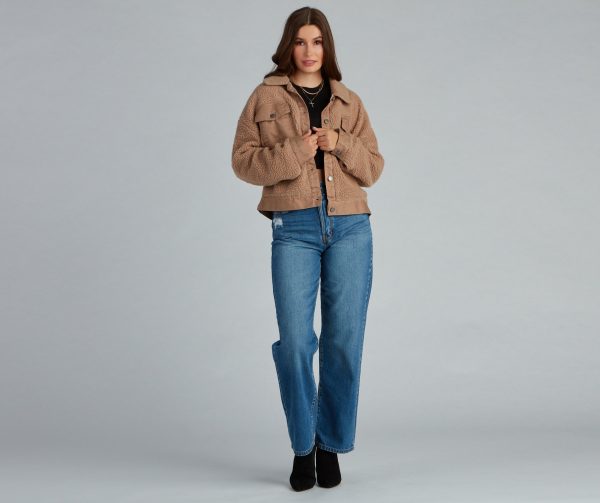 Cuddle Up Sherpa Knit Jacket - Image 3