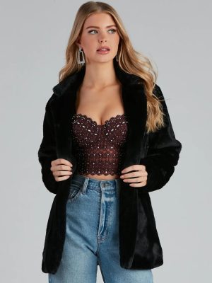 Layered In Luxe Faux Fur Coat