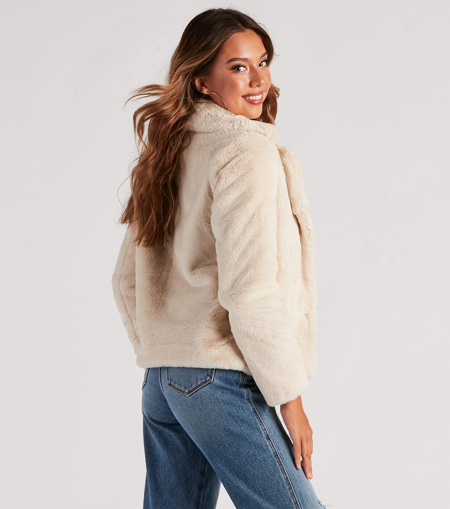 Glam Life Faux Fur Jacket - Image 6