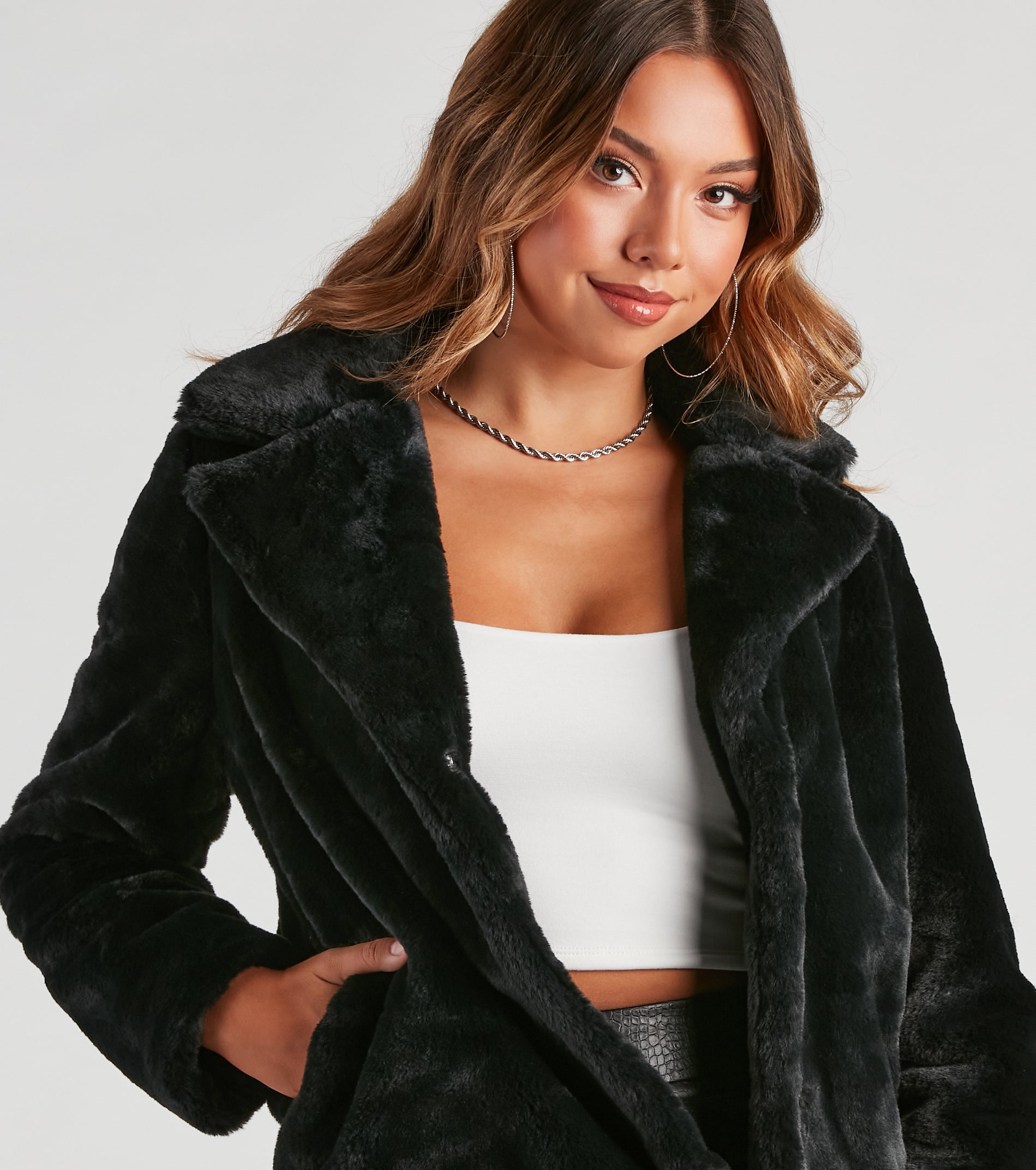 Glam Life Faux Fur Jacket - Image 12