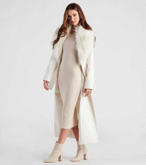 A Formal Affair Faux Fur Jacket - Image 3
