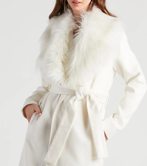 A Formal Affair Faux Fur Jacket - Image 4