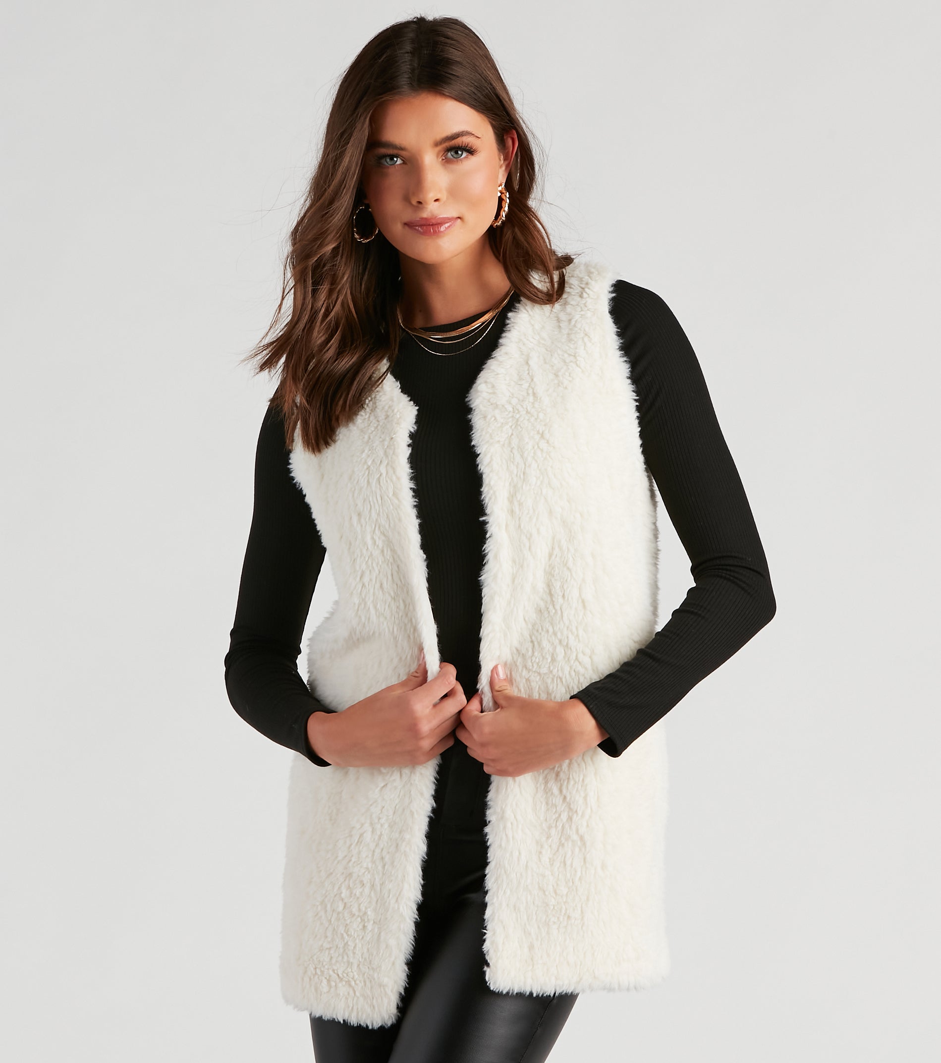 So Extra Faux Fur Vest - Image 9