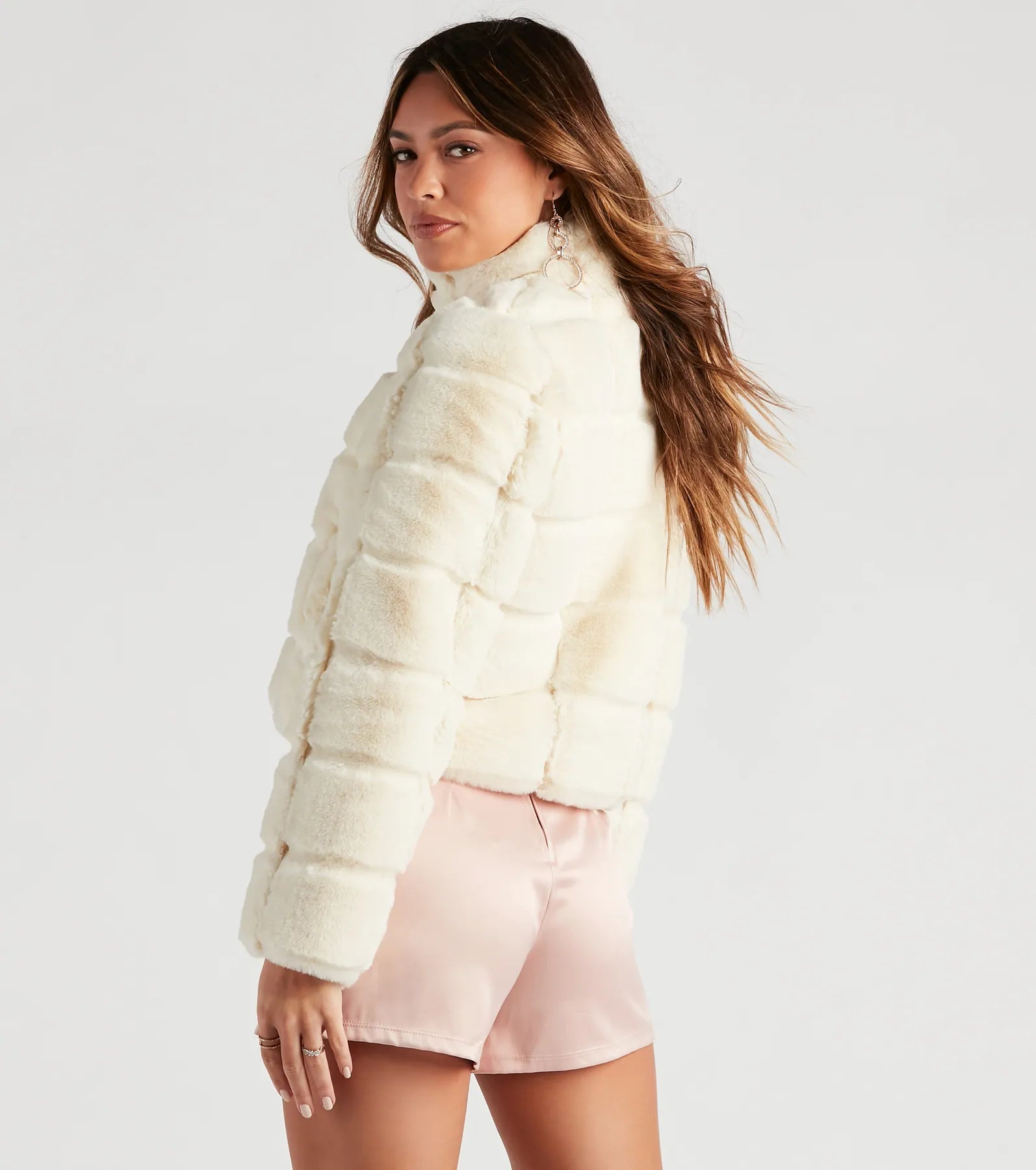 Layer On The Luxe Vibes Faux Fur Jacket - Image 2