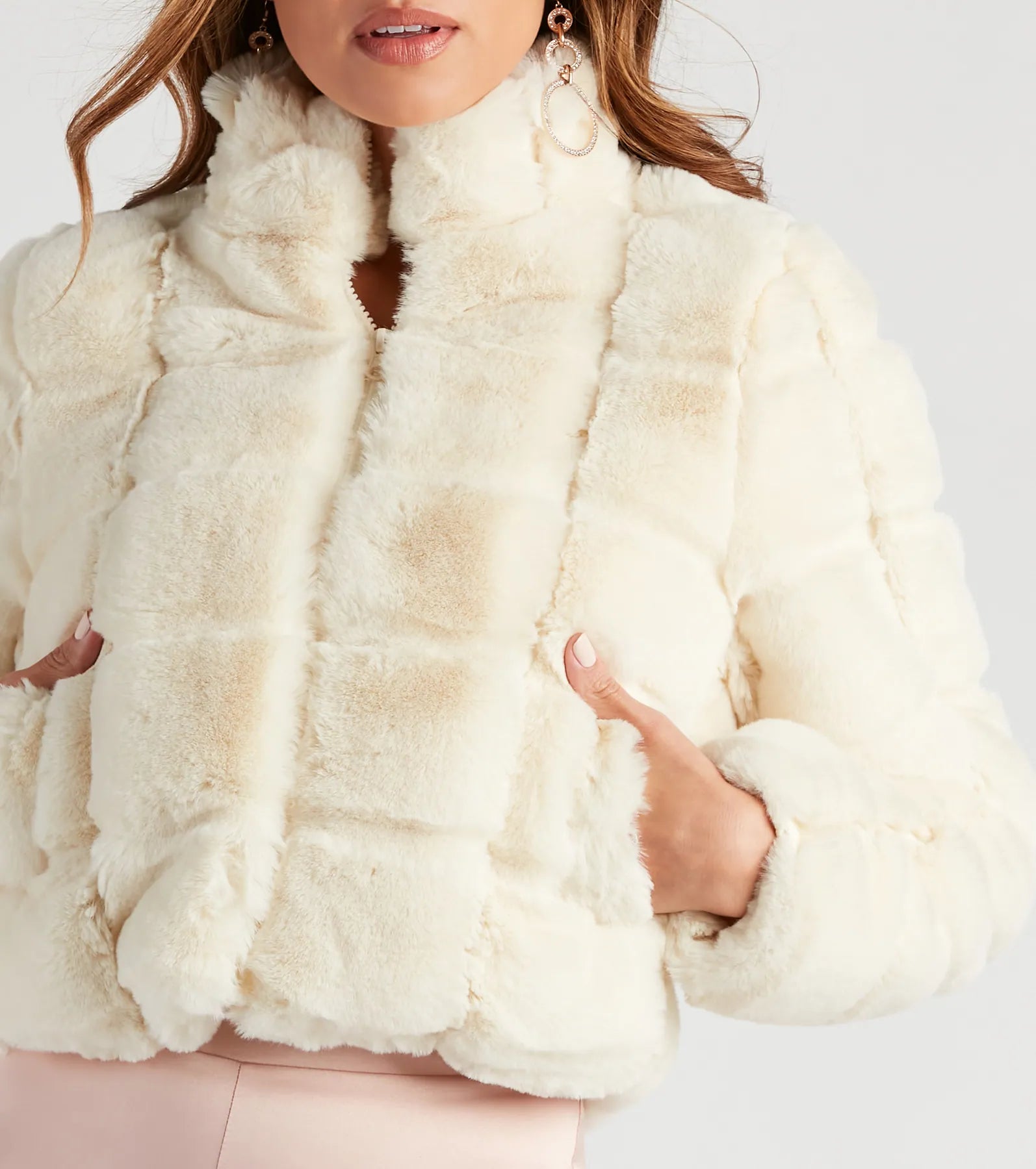 Layer On The Luxe Vibes Faux Fur Jacket - Image 4