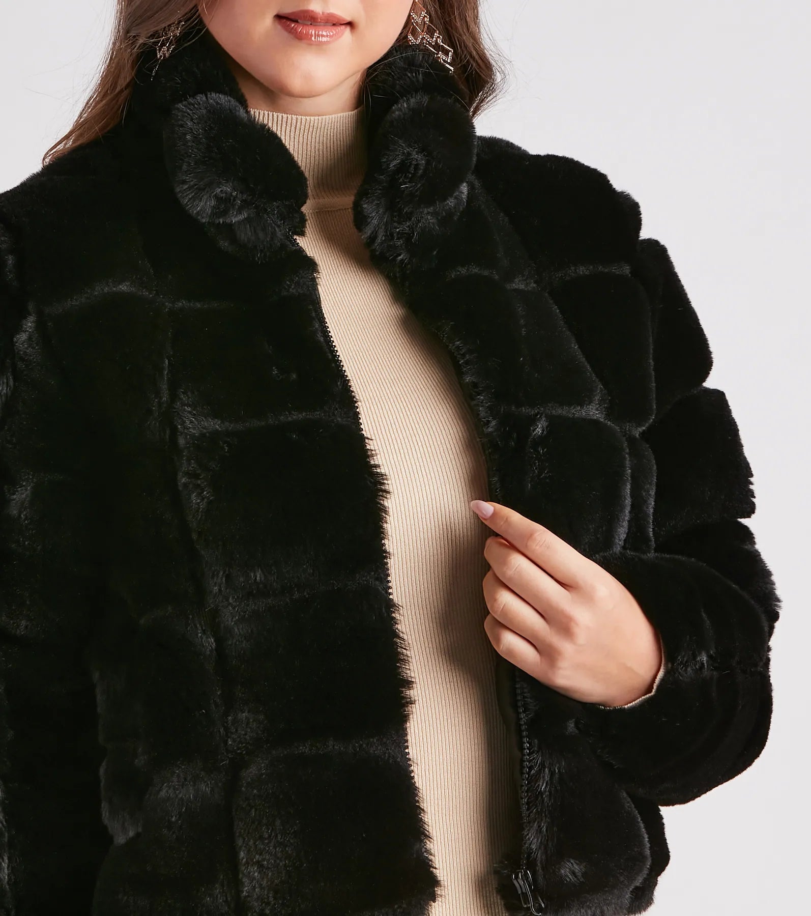 Layer On The Luxe Vibes Faux Fur Jacket - Image 8