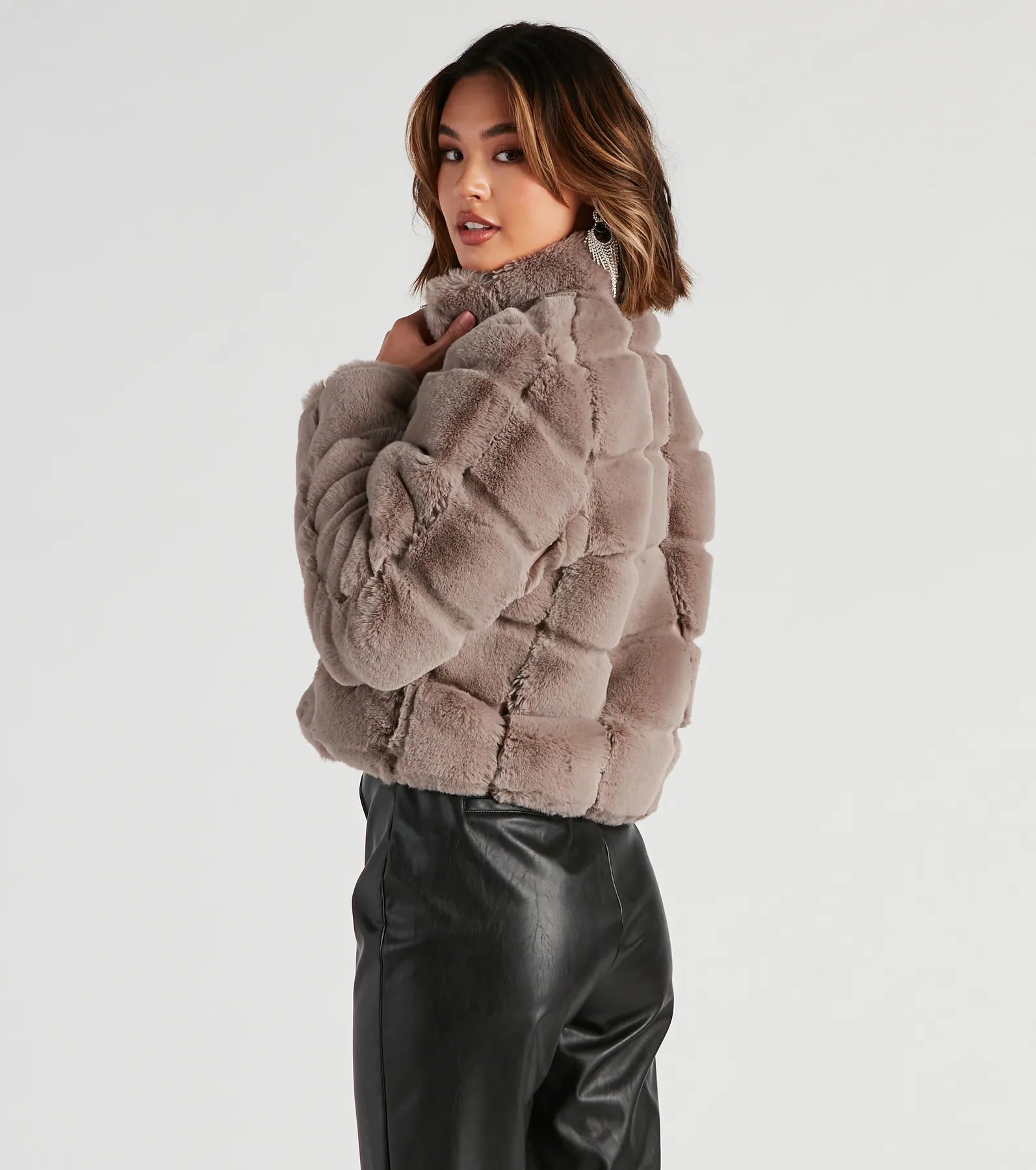 Layer On The Luxe Vibes Faux Fur Jacket - Image 10