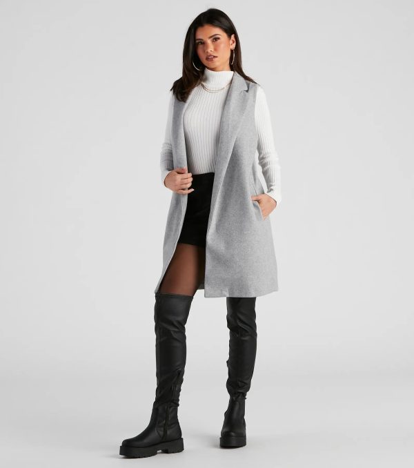 Autumn Chill Faux Wool Vest - Image 11