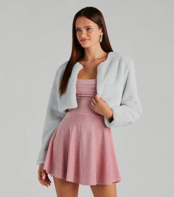 Essential Faux Fur Bolero Jacket - Image 9