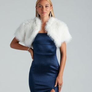 Princess Energy Faux Fur Bolero