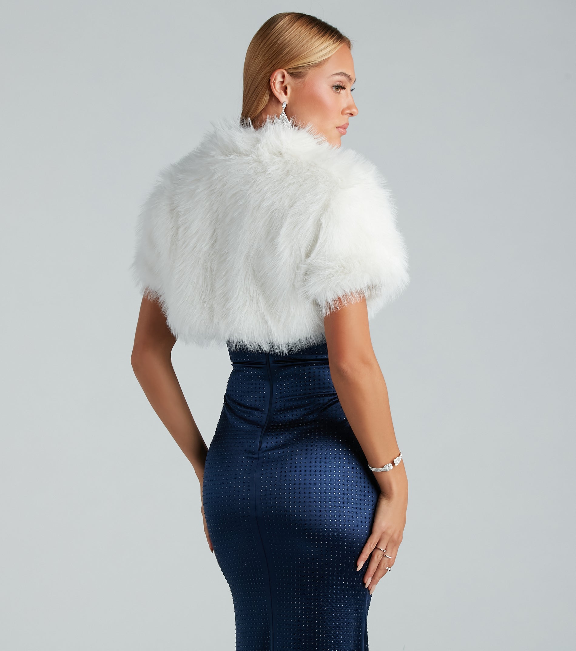 Princess Energy Faux Fur Bolero - Image 2