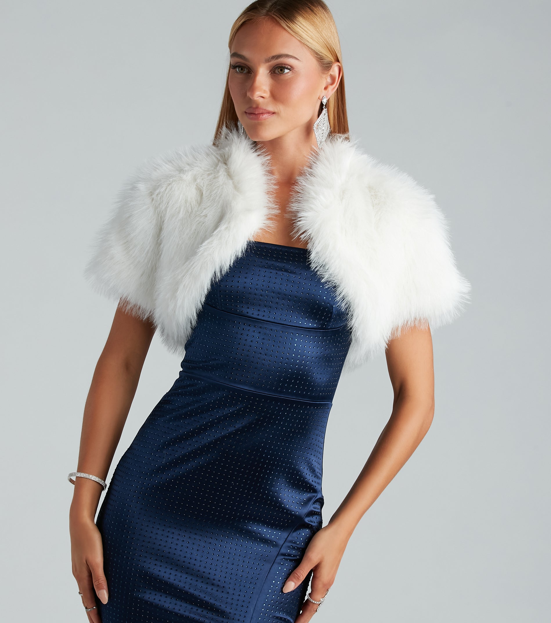 Princess Energy Faux Fur Bolero - Image 4