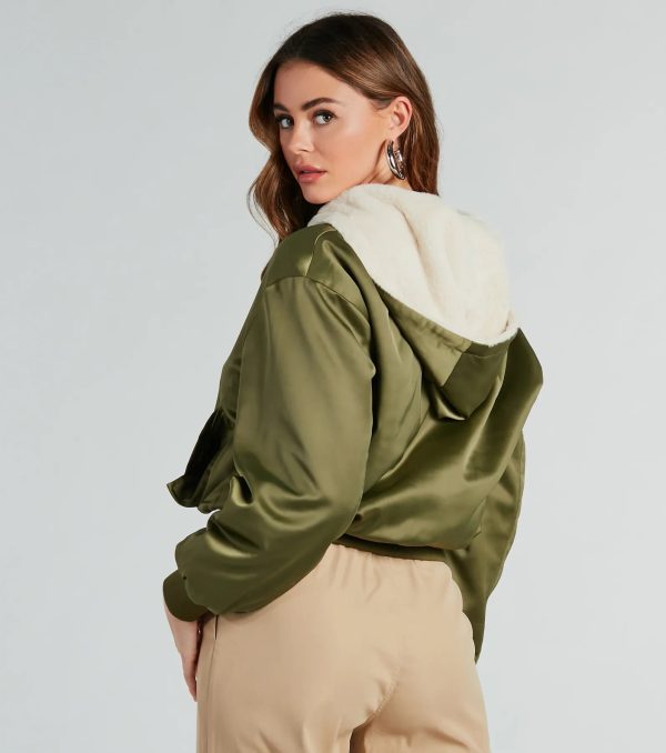Like No Other Reversible Satin Bomber Jacket - Image 2