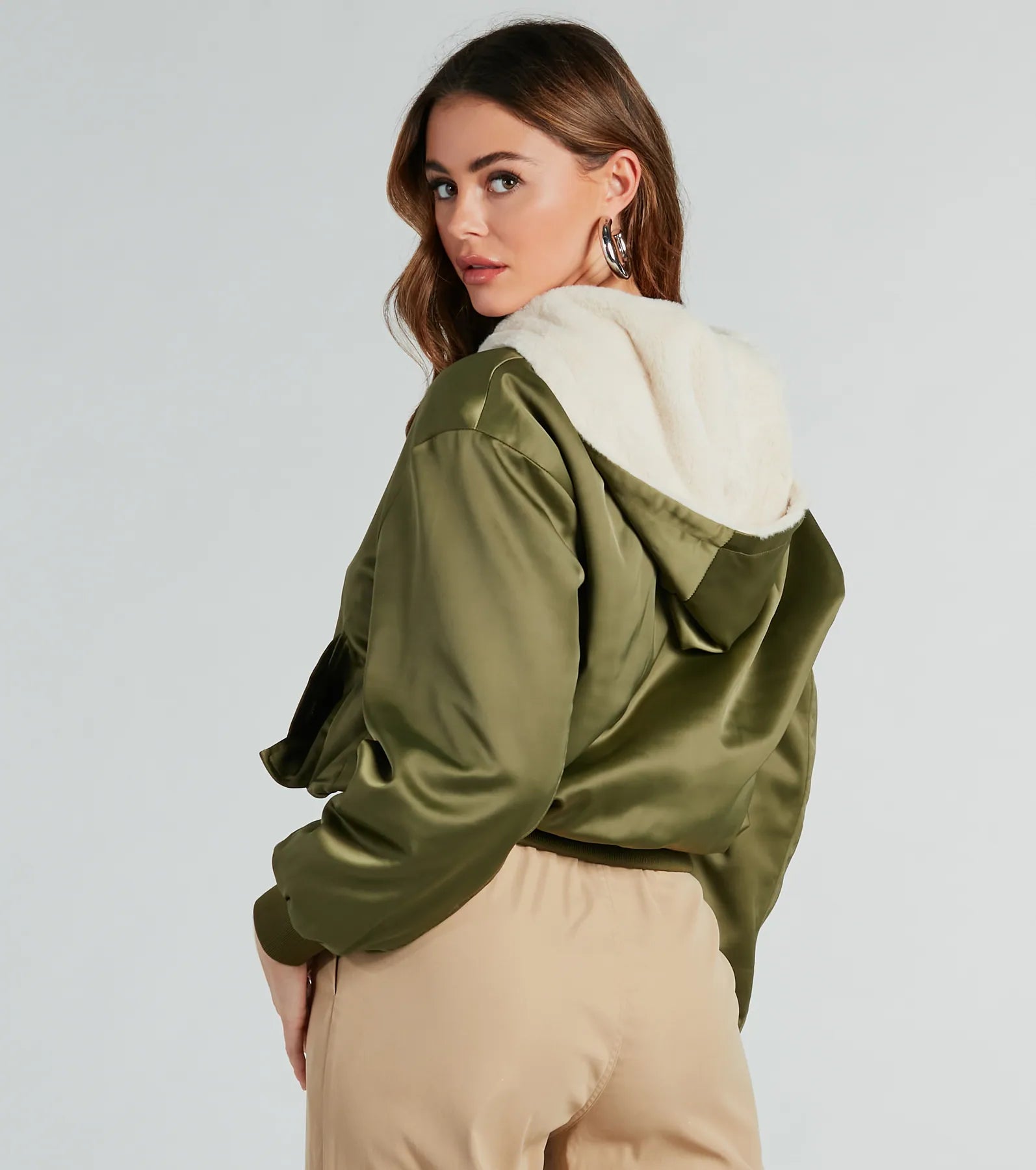 Like No Other Reversible Satin Bomber Jacket - Image 2