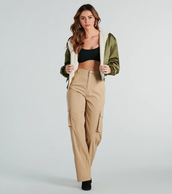 Like No Other Reversible Satin Bomber Jacket - Image 3