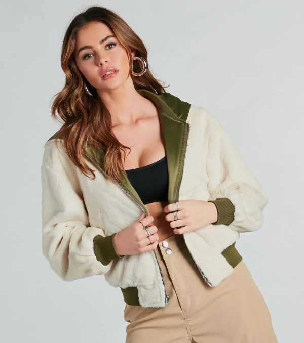 Like No Other Reversible Satin Bomber Jacket - Image 5
