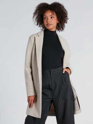 Always A Classic Faux Wool Trench Coat