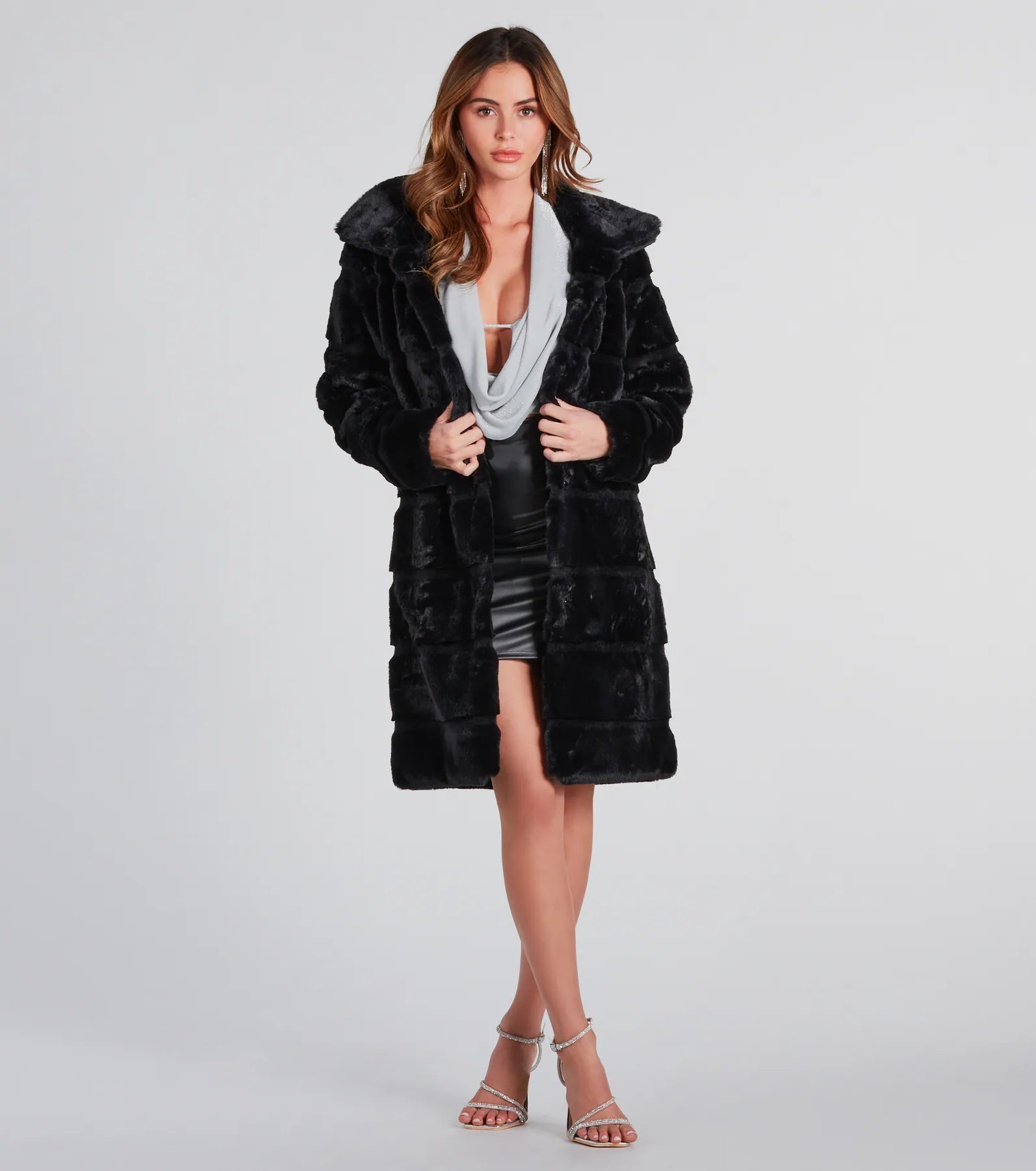 Feeling Extra Luxe Long Faux Fur Coat - Image 5
