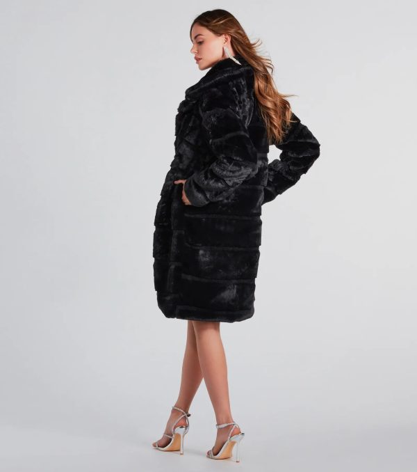 Feeling Extra Luxe Long Faux Fur Coat - Image 6
